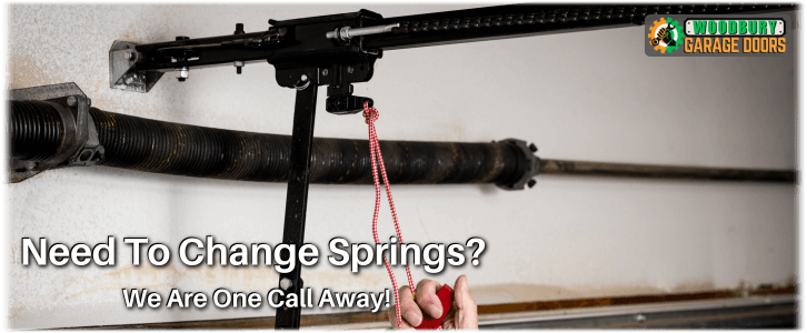 Broken Garage Door Spring Woodbury MN